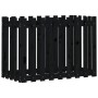 Arriate elevado jardín con valla madera pino negro 100x50x70cm en Macetas y jardineras | Comprar online en Foru.es