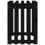 Arriate elevado jardín con valla madera pino negro 100x50x70cm en Macetas y jardineras | Comprar online en Foru.es