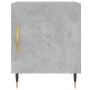 Mesitas noche 2 uds madera ingeniería gris hormigón 40x40x50 cm de vidaXL, Mesitas de noche - Ref: Foro24-827525, Precio: 47,...