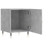 Mesitas noche 2 uds madera ingeniería gris hormigón 40x40x50 cm de vidaXL, Mesitas de noche - Ref: Foro24-827525, Precio: 47,...
