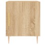 Mesitas noche 2 uds madera ingeniería roble Sonoma 40x40x50 cm de vidaXL, Mesitas de noche - Ref: Foro24-827539, Precio: 64,6...