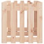 Arriate elevado jardín con valla madera maciza pino 150x50x50cm en Macetas y jardineras | Comprar online en Foru.es