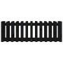 Arriate elevado jardín con valla madera pino negro 150x50x50cm en Macetas y jardineras | Comprar online en Foru.es
