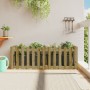 Arriate elevado jardín valla madera impregnada pino 150x50x50cm en Macetas y jardineras | Comprar online en Foru.es