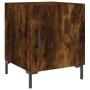 Mesita de noche madera de ingeniería roble ahumado 40x40x50 cm de vidaXL, Mesitas de noche - Ref: Foro24-827574, Precio: 30,3...