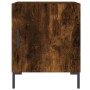 Mesita de noche madera de ingeniería roble ahumado 40x40x50 cm de vidaXL, Mesitas de noche - Ref: Foro24-827574, Precio: 30,3...