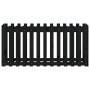 Arriate elevado jardín con valla madera pino negro 150x50x70cm en Macetas y jardineras | Comprar online en Foru.es