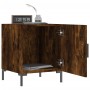 Mesita de noche madera de ingeniería roble ahumado 40x40x50 cm de vidaXL, Mesitas de noche - Ref: Foro24-827574, Precio: 30,3...