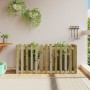 Arriate elevado jardín valla madera impregnada pino 150x50x70cm en Macetas y jardineras | Comprar online en Foru.es
