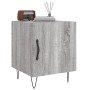 Mesitas noche 2 uds madera ingeniería gris Sonoma 40x40x50 cm de vidaXL, Mesitas de noche - Ref: Foro24-827561, Precio: 46,81...