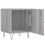 Mesitas noche 2 uds madera ingeniería gris Sonoma 40x40x50 cm de vidaXL, Mesitas de noche - Ref: Foro24-827561, Precio: 46,81...