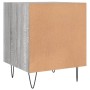 Mesitas noche 2 uds madera ingeniería gris Sonoma 40x40x50 cm de vidaXL, Mesitas de noche - Ref: Foro24-827561, Precio: 46,81...