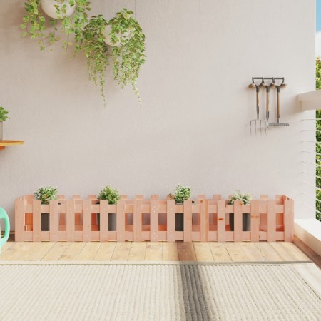 Arriate elevado jardín valla madera maciza Douglas 200x30x30 cm en Macetas y jardineras | Comprar online en Foru.es