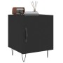 Mesitas de noche 2 uds madera de ingeniería negro 40x40x50 cm de vidaXL, Mesitas de noche - Ref: Foro24-827551, Precio: 47,29...