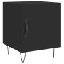 Mesitas de noche 2 uds madera de ingeniería negro 40x40x50 cm de vidaXL, Mesitas de noche - Ref: Foro24-827551, Precio: 47,29...