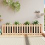 Arriate elevado jardín con valla madera maciza pino 200x50x50cm en Macetas y jardineras | Comprar online en Foru.es