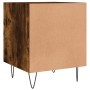 Mesita de noche madera de ingeniería roble ahumado 40x40x50 cm de vidaXL, Mesitas de noche - Ref: Foro24-827558, Precio: 37,8...