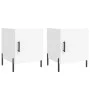 Nachttische 2 Stk. Holzwerkstoff weiß 40x40x50 cm von vidaXL, Nachttische - Ref: Foro24-827581, Preis: 57,95 €, Rabatt: %