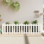Arriate elevado jardín con valla madera pino blanco 200x50x50cm en Macetas y jardineras | Comprar online en Foru.es