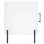 Mesitas de noche 2 uds madera de ingeniería blanco 40x40x50 cm de vidaXL, Mesitas de noche - Ref: Foro24-827581, Precio: 57,9...