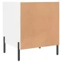 Mesitas de noche 2 uds madera de ingeniería blanco 40x40x50 cm de vidaXL, Mesitas de noche - Ref: Foro24-827581, Precio: 57,9...