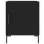 Mesita de noche madera de ingeniería negro 40x40x50 cm de vidaXL, Mesitas de noche - Ref: Foro24-827566, Precio: 36,95 €, Des...