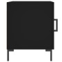 Mesita de noche madera de ingeniería negro 40x40x50 cm de vidaXL, Mesitas de noche - Ref: Foro24-827566, Precio: 36,95 €, Des...