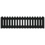 Arriate elevado jardín con valla madera pino negro 200x50x50cm en Macetas y jardineras | Comprar online en Foru.es
