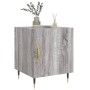 Mesitas noche 2 uds madera ingeniería gris Sonoma 40x40x50 cm de vidaXL, Mesitas de noche - Ref: Foro24-827529, Precio: 48,25...