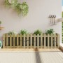 Arriate elevado jardín valla madera impregnada pino 200x50x50cm en Macetas y jardineras | Comprar online en Foru.es