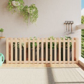 Arriate elevado jardín con valla madera maciza pino 200x50x70cm en Macetas y jardineras | Comprar online en Foru.es