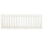 Arriate elevado jardín con valla madera pino blanco 200x50x70cm en Macetas y jardineras | Comprar online en Foru.es