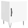 White engineered wood bedside table 40x40x50 cm by vidaXL, Nightstands - Ref: Foro24-827548, Price: 37,80 €, Discount: %