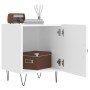 Mesita de noche madera de ingeniería blanco 40x40x50 cm de vidaXL, Mesitas de noche - Ref: Foro24-827548, Precio: 38,26 €, De...