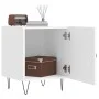 White engineered wood bedside table 40x40x50 cm by vidaXL, Nightstands - Ref: Foro24-827548, Price: 37,80 €, Discount: %