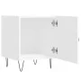 White engineered wood bedside table 40x40x50 cm by vidaXL, Nightstands - Ref: Foro24-827548, Price: 37,80 €, Discount: %