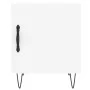 White engineered wood bedside table 40x40x50 cm by vidaXL, Nightstands - Ref: Foro24-827548, Price: 37,80 €, Discount: %