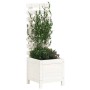 Jardinera estantería madera maciza pino blanco 39x39,5x114 cm en Macetas y jardineras | Comprar online en Foru.es