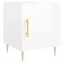 Bedside tables 2 units engineered wood glossy white 40x40x50 cm by vidaXL, Nightstands - Ref: Foro24-827537, Price: 69,88 €, ...