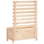 Jardinera con estantería madera maciza pino 79x39,5x114 cm en Macetas y jardineras | Comprar online en Foru.es