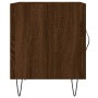 Mesitas noche 2 uds madera ingeniería marrón roble 40x40x50 cm de vidaXL, Mesitas de noche - Ref: Foro24-827563, Precio: 46,8...