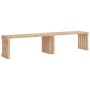 Banco de jardín extensible madera maciza pino 212,5x40,5x45 cm en Bancos de jardín | Comprar online en Foru.es