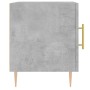 Mesitas noche 2 uds madera ingeniería gris hormigón 40x40x50 cm de vidaXL, Mesitas de noche - Ref: Foro24-827541, Precio: 47,...