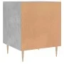 Mesitas noche 2 uds madera ingeniería gris hormigón 40x40x50 cm de vidaXL, Mesitas de noche - Ref: Foro24-827541, Precio: 47,...