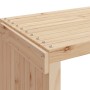 Banco de jardín extensible madera maciza pino 212,5x40,5x45 cm en Bancos de jardín | Comprar online en Foru.es