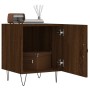 Mesita de noche madera de ingeniería marrón roble 40x40x50 cm de vidaXL, Mesitas de noche - Ref: Foro24-827562, Precio: 40,47...
