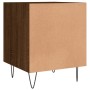 Mesita de noche madera de ingeniería marrón roble 40x40x50 cm de vidaXL, Mesitas de noche - Ref: Foro24-827562, Precio: 40,47...