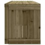 Banco jardín extensible madera impregnada pino 212,5x40,5x45 cm en Bancos de jardín | Comprar online en Foru.es