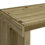 Banco jardín extensible madera impregnada pino 212,5x40,5x45 cm en Bancos de jardín | Comprar online en Foru.es