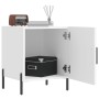 Mesita de noche madera de ingeniería blanco 40x40x50 cm de vidaXL, Mesitas de noche - Ref: Foro24-827580, Precio: 45,40 €, De...